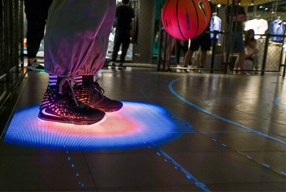 led floor screen