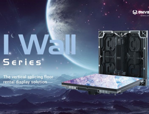Innovative Vertical Splicing Floor Rental Display Solution —I Wall series